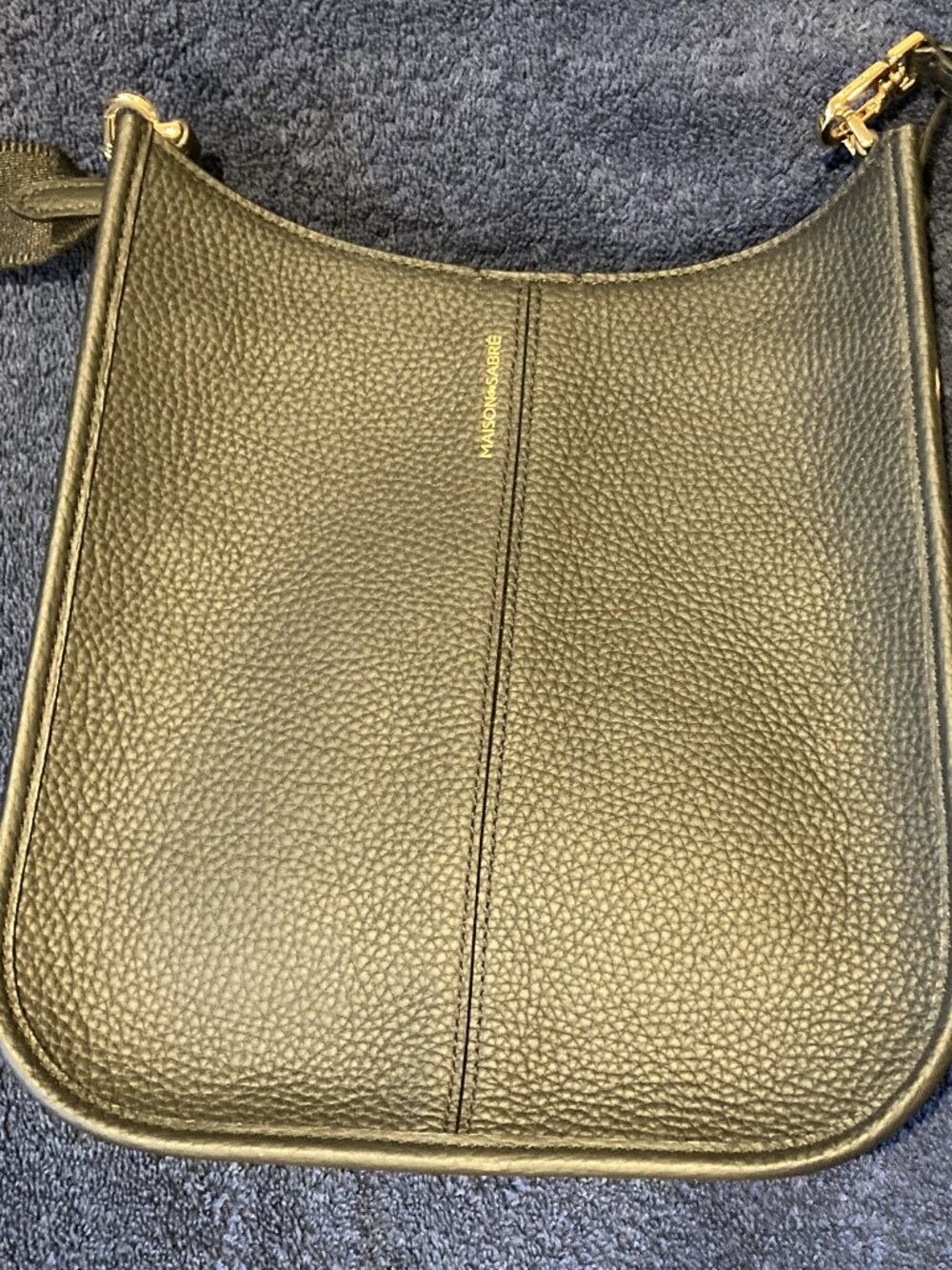 Maison de Sabre Saddle bag in black